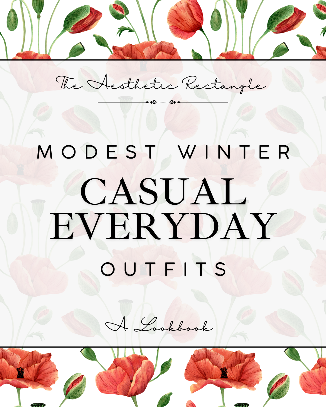 Modest Winter Casual Everyday Outfits | A Lookbook